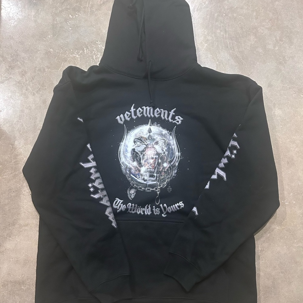Vetements Motörhead The World is Yours Hoodie